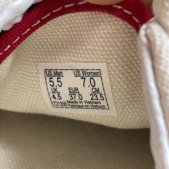 Color block primary color Vans 5.5M/7W - Picture 7 of 8